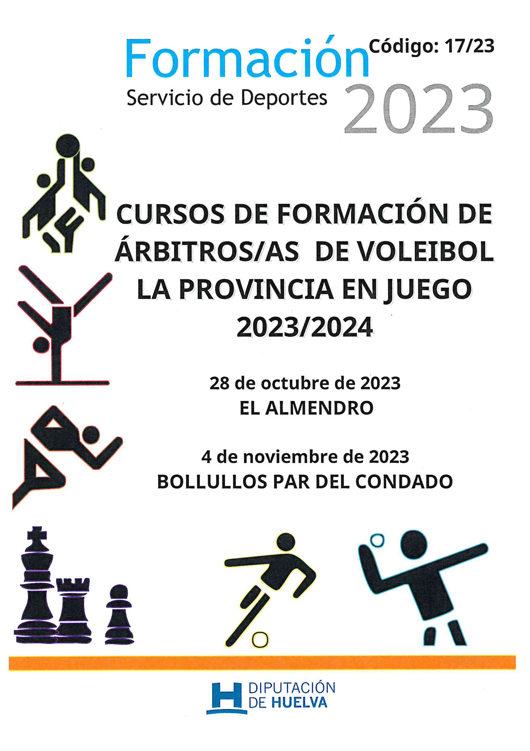 2023  CARÁTULA  Curso árbitros Voleibol 28 oct y 4 nov