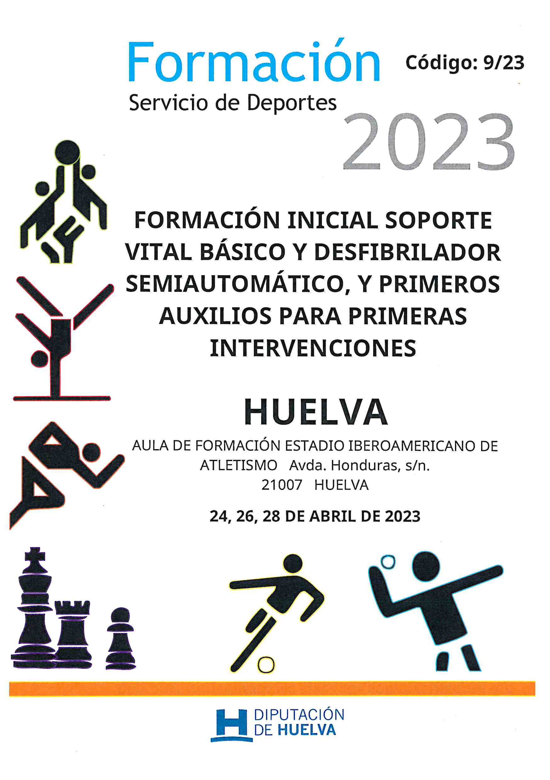 2023 Carátula F.Inicial Desfibrilador HUELVA