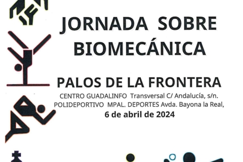 2024 CARÁTULA Jornada Biomecánica PALOS DE LA FRONTERA 6 abr