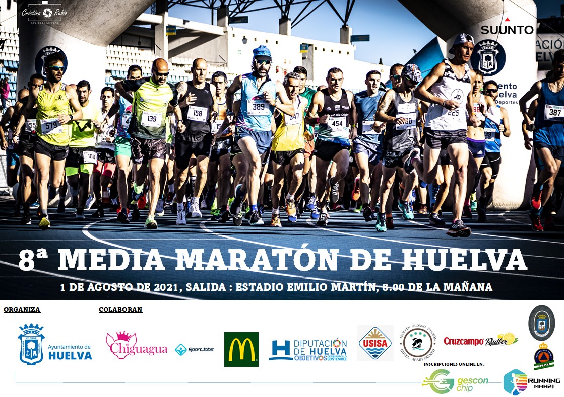 cartel Media Maratón Huelva 2021