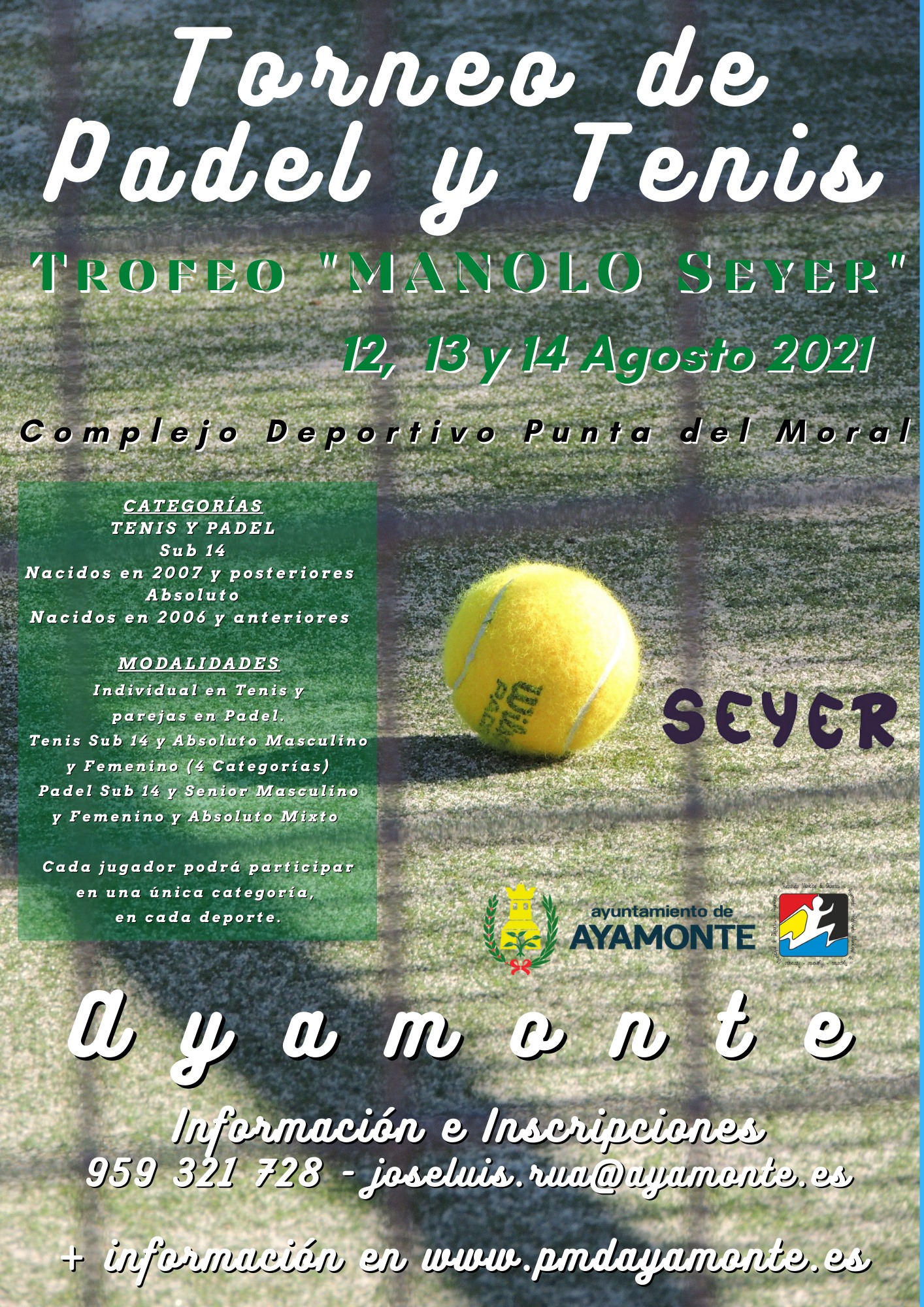 Torneo pádel y tenis Manolo Seyer